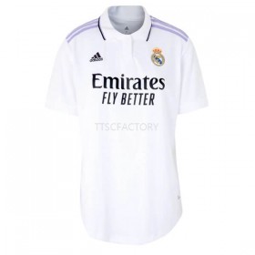 Koszulka Real Madryt Damska Domowe Stroje Piłkarskie 2022/23 Krótki Rękaw